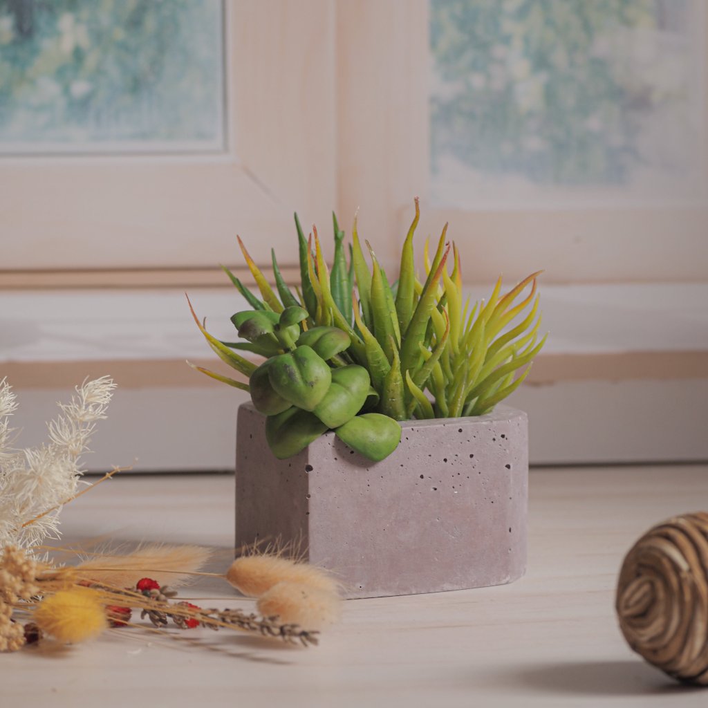 Macetera Corazón Origami