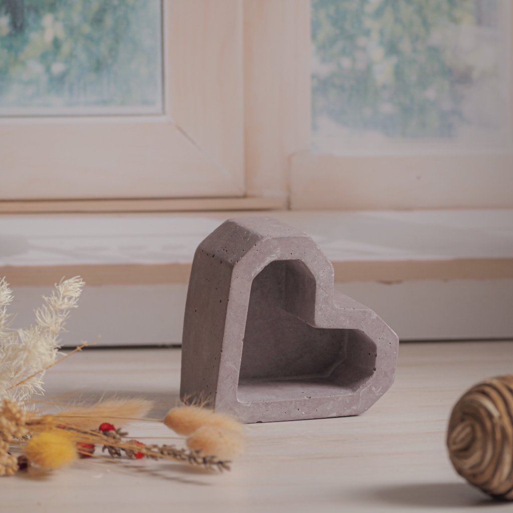 Macetera Corazón Origami