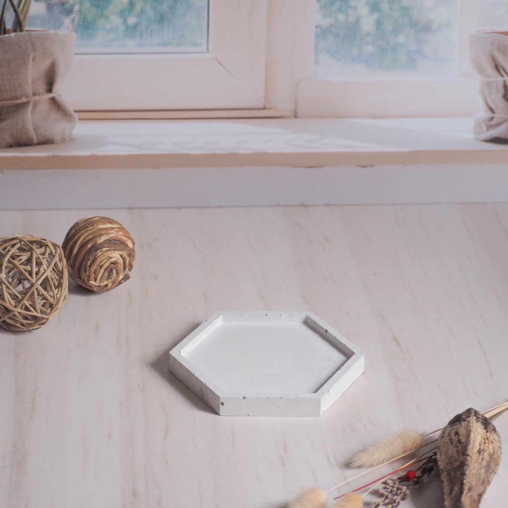 Bandeja Hexagonal 10 cms